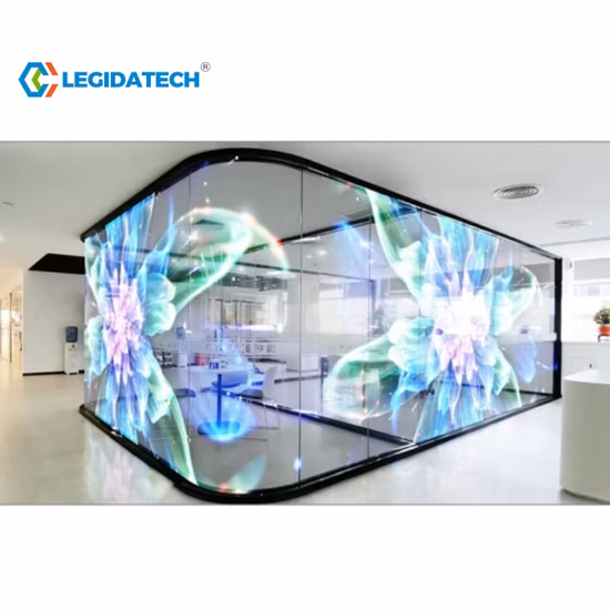 На открытом воздухе Крытый Прозрачный 3D-афиша Nationstar Рекламный светодиодный экран для видеостены