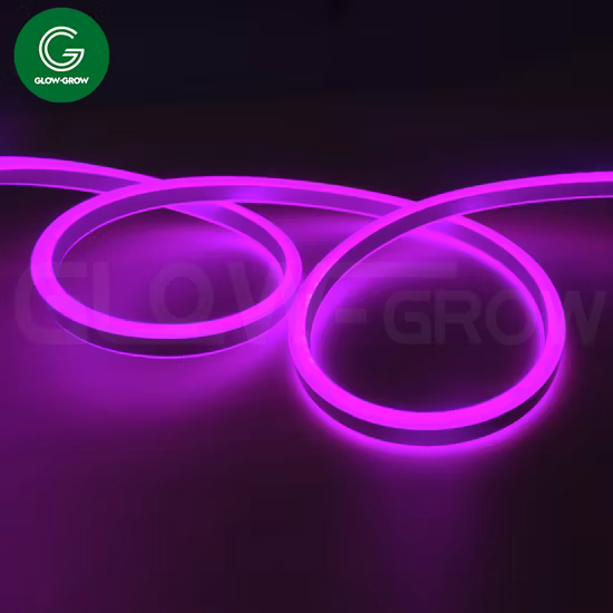 Зеленое высоковольтное водонепроницаемое светодиодное освещение IP65, гибкая светодиодная неоновая лента